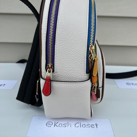 Coach Backpack Mini Court With Rainbow Coach - Picture 7 of 10